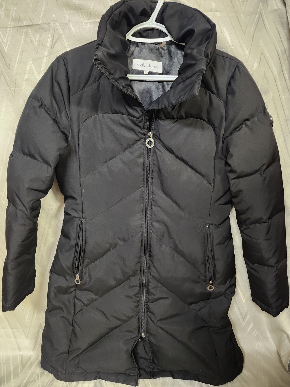 Calvin Klein Women's Black Quilted Puffer Coat